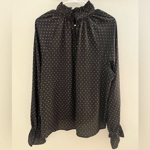 NWT Mock Neck Blouse — XL - Picture 2 of 13